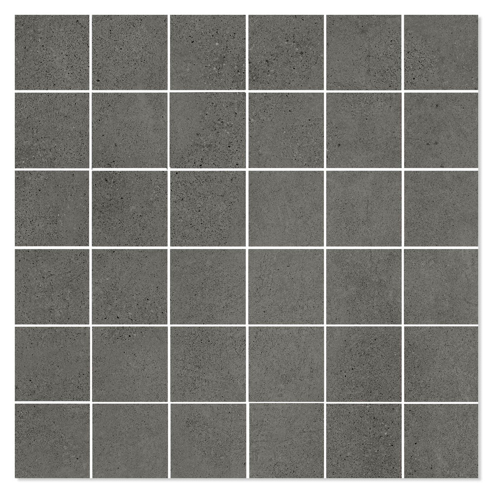 Mosaik Klinker Integra Sort Mat 30x30 (5x5) cm